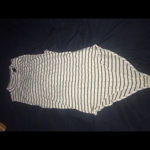 A Forever 21 striped Bodysuit